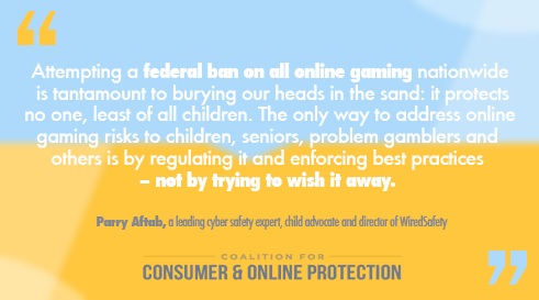 C4COP's tweet photo. Read what experts are saying: no federal ban of online gaming. Learn more:https://t.co/LHZ1SuKiHB #RAWA https://t.co/rkQQuj8r1q