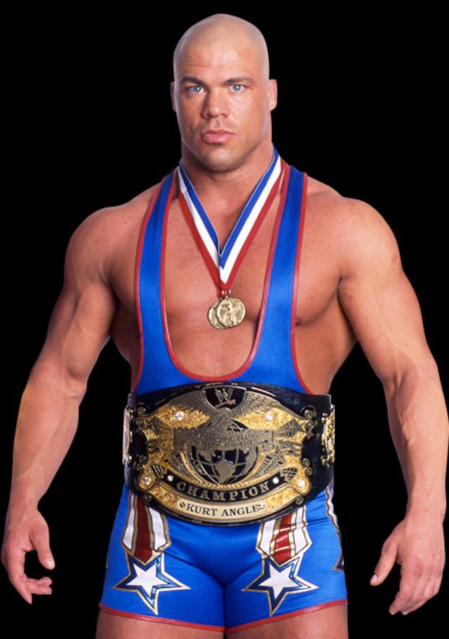 Happy 47th Birthday to 4 time WWE Champion Kurt Angle.  