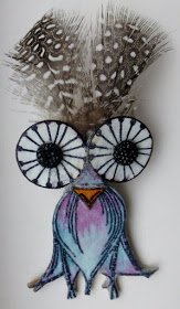 PaperArtsy's tweet photo. Love this #PAtwit pin (twit toooo) on the blog tonight ! Made from @Yoursartfully flower stamps! https://t.co/cow1Ek2mbV