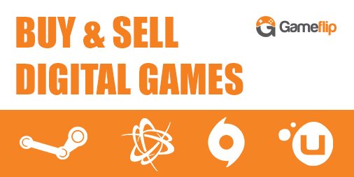 Don’t let those unused digital games go to waste! You can now buy &amp; sell your digital #PC games on #Gameflip.