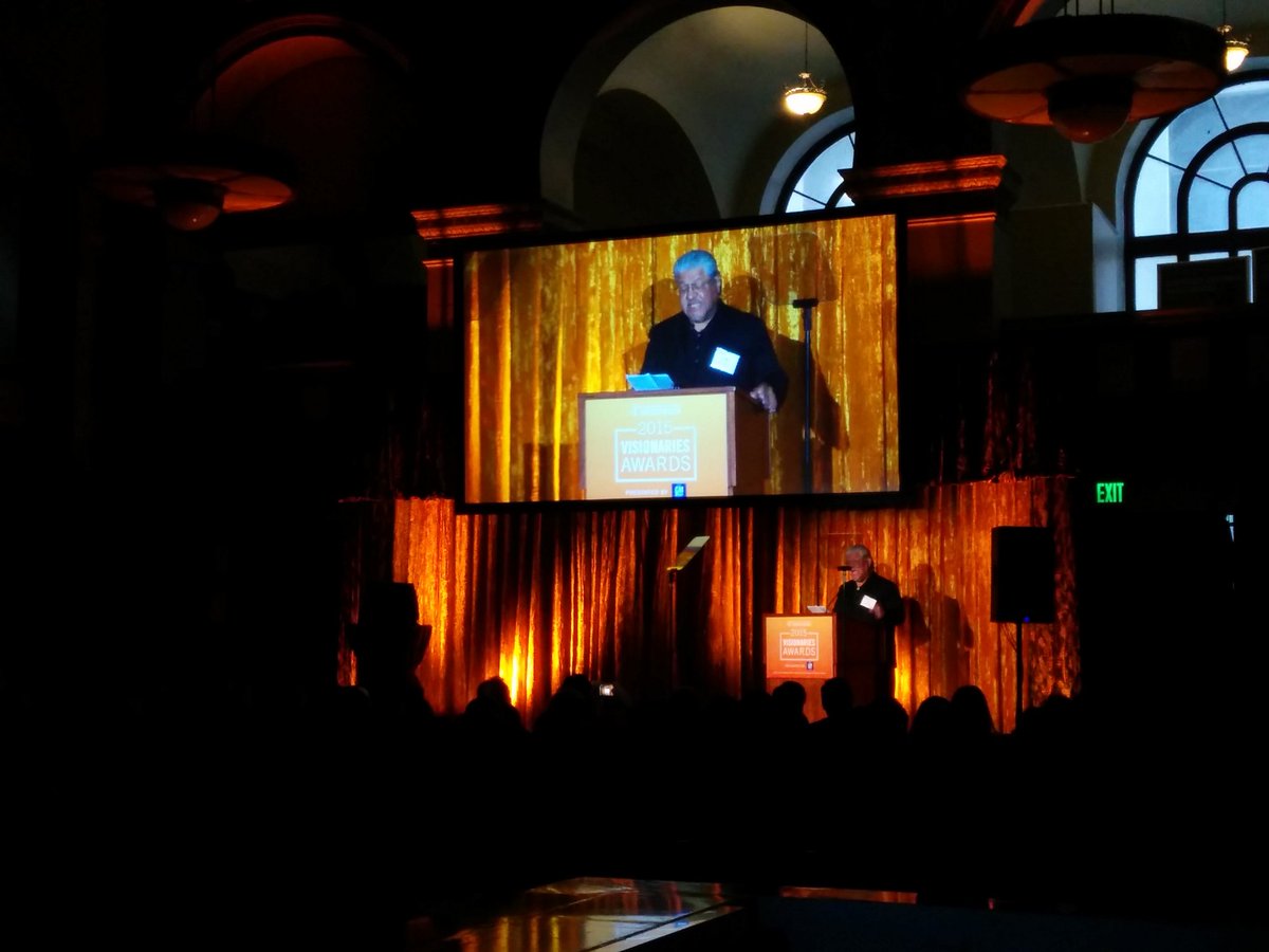 SCLN's tweet photo. Let's get this show going! LA poet laureate @luisjrodriguez opening today's #Visionaries2015 https://t.co/LLloz3Ez9N