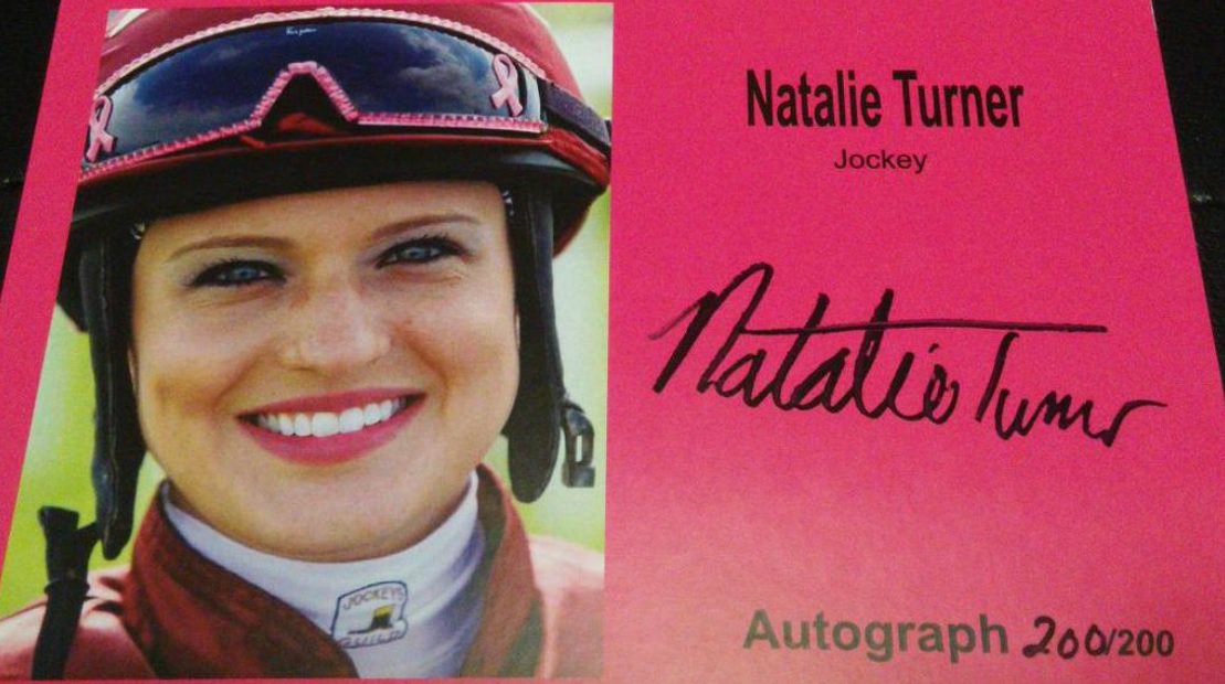 rebelsart's tweet photo. Help support @PDJFund with Natalie Turner @JockeyNatalie signed collectibles! @ScSupernova https://t.co/vN5Mgf9dZk https://t.co/hL7jSpyalG