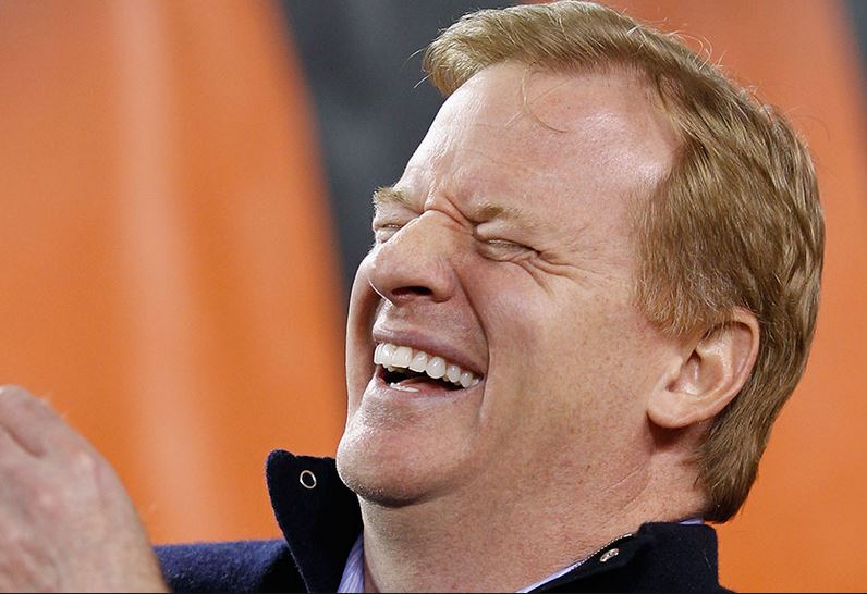 Image result for goodell laughing