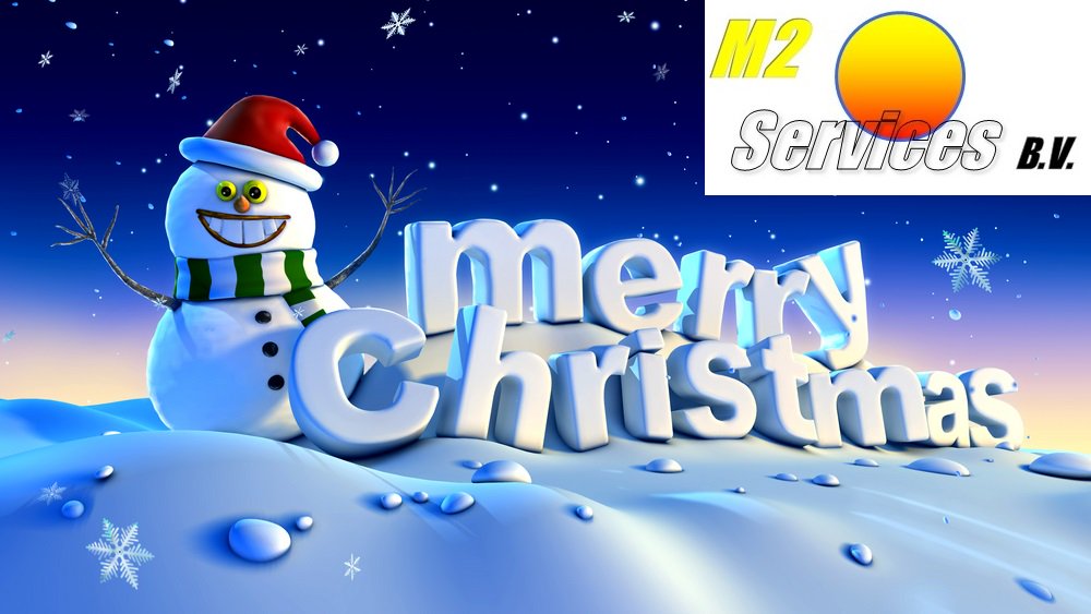 M2_ServicesBV's tweet photo. Dank naar al onze opdrachtgevers, partners en leveranciers, prettige feestdagen namens het hele #M2servicesBV team! https://t.co/Dc9YNYlHvu