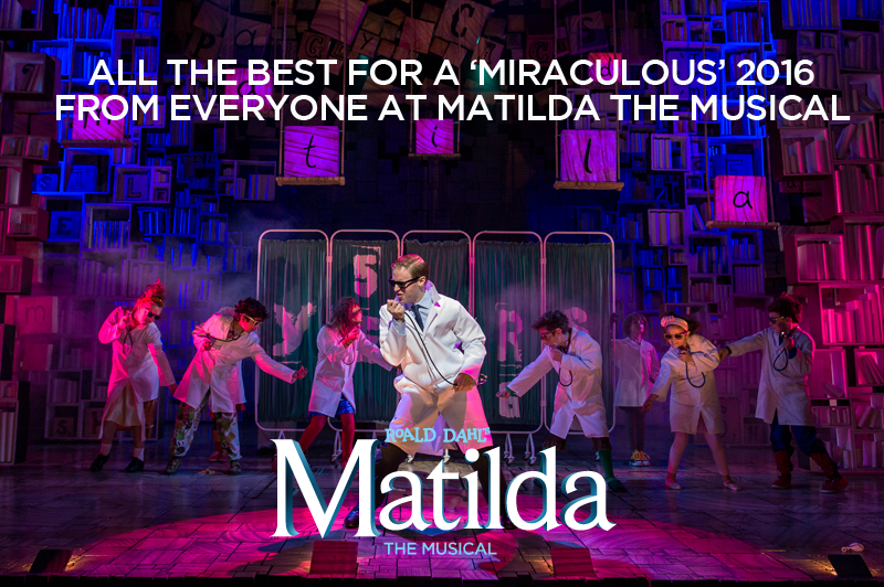 #HappyNewYear from everyone at Matilda The Musical!