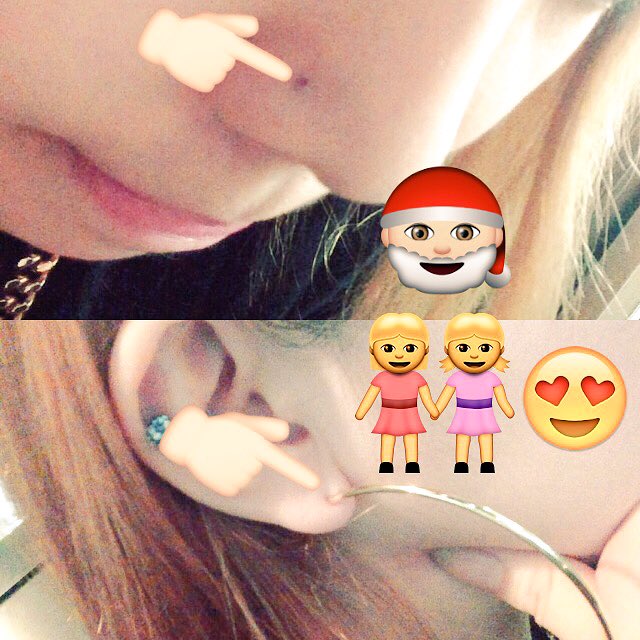 ちゃんみな Chanmina めっしにまさかのクリスマスプレゼントもらったびっくり ピンクの鼻ピと私の定番フープピアス ちょっとすきになったちょっとだけ T Co Sp4creceel