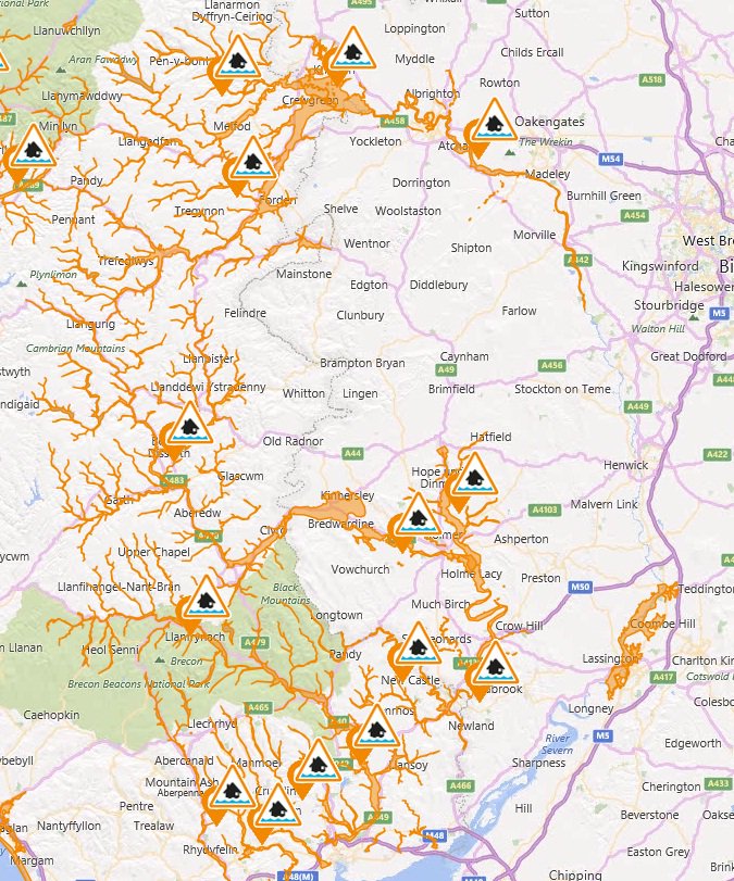 Five flood alerts in place across the West Midlands | Central - ITV News
