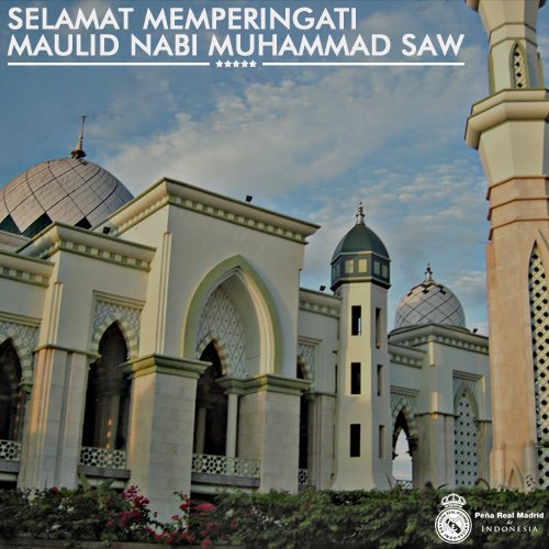 Madrid_Indo's tweet photo. Selamat memperingati Maulid Nabi Muhammad SAW. 😇 https://t.co/Q0LgoeIDcT