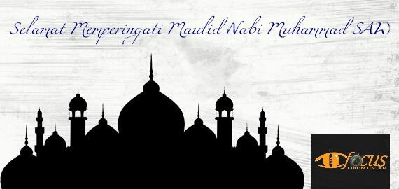 I- Focus FIKom UNTAR mengucapkan Selamat Memperingati Maulid Nabi Muhammad SAW