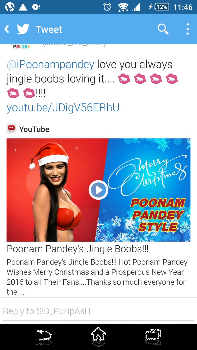 mee_sid_really's tweet photo. @iPoonampandey video is out jingle boobs guyzz😘😘😘😘😘😘 https://t.co/ke9B1i0tNs
