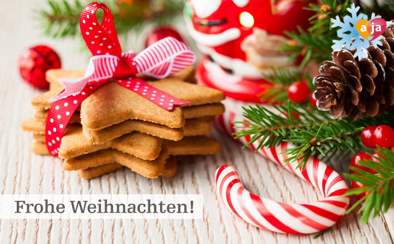 a-ja wünscht frohe Weihnachten!