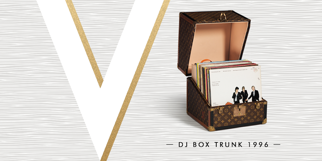 Helmut Lang's vinyl record case for Louis Vuitton