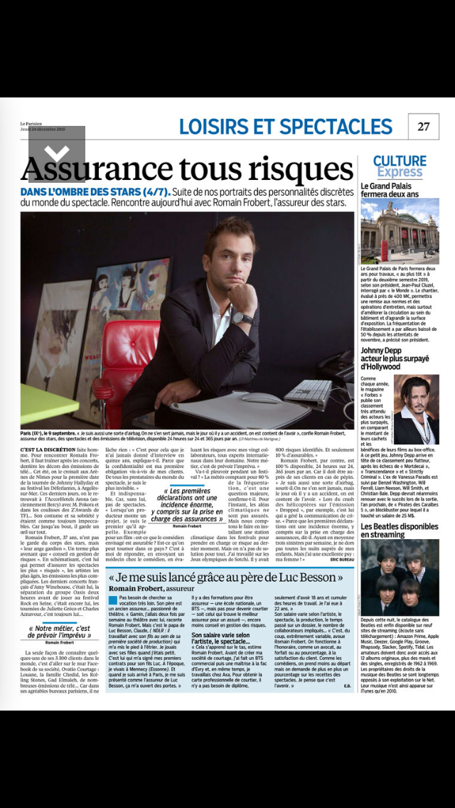 WeAreOVATIO's tweet image. Merci mille fois @Eric_Bureau pour ce magnifique article sur @OVATIOCOURTAGE paru aujourd&apos;hui dans le @le_Parisien !