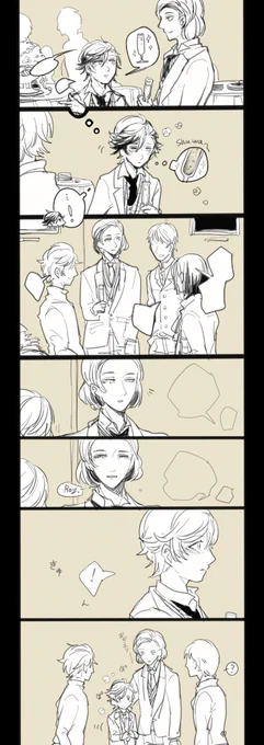 【#クレ寄】らくがきまんが
クリスマスパーティーのリヒロイ(付き合いたて) 