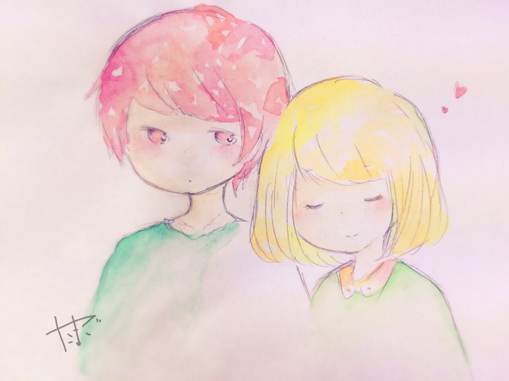 lon_macc's tweet photo. 深崎にんきだったので(⍢)💓
#セカオワ
#Fukas
#Saori
#深崎
#お絵描き https://t.co/sqSjwiGl8x