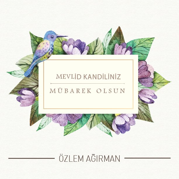 Kandiliniz mübarek olsun, ulusumuza barış ve mutluluk getirmesi dileklerimle. <a href="/OzlemAgirman/">Özlem Ağırman</a>