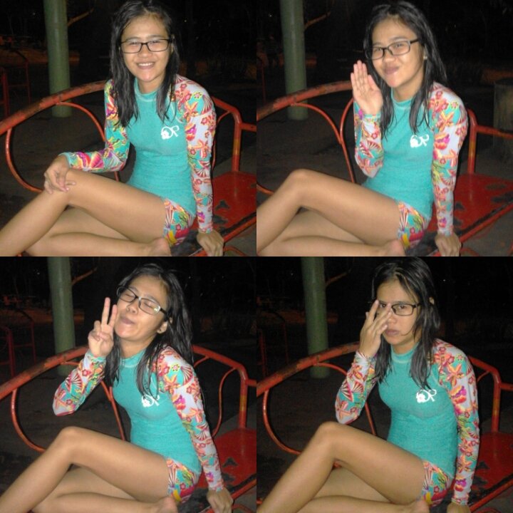 TTotesora's tweet image. Night swimming 🌒🌊👙😊