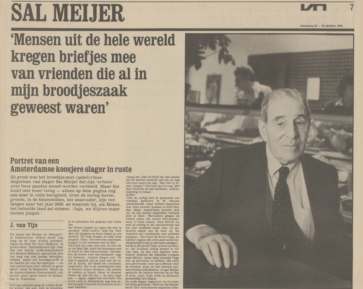 cohenmischa's tweet photo. Naar aanleiding hiervan https://t.co/Szsg8QjPui dit interview van J. van Tijn @vrij_nederland met Sal Meijer. https://t.co/qdQMxPnrjX