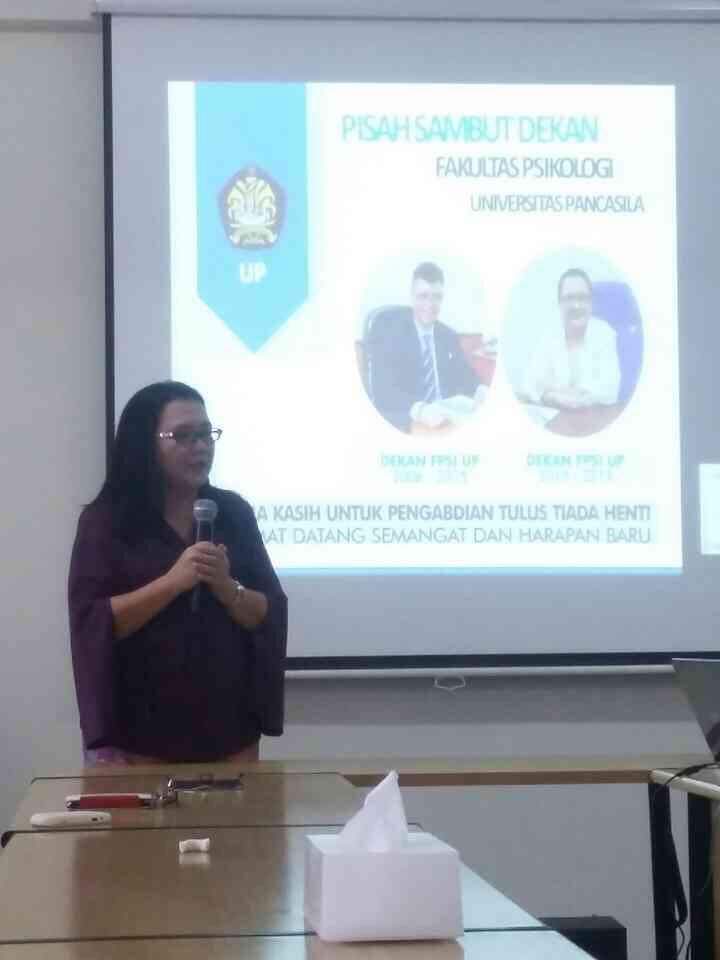 Acara lepas sambut Dekan <a href="/psikologiup/">Fak. Psikologi UP</a> , Selasa 22 Desember 2015 cc: <a href="/BPMpsi_kmup/">BPM F.PSIKOLOGI KMUP</a>