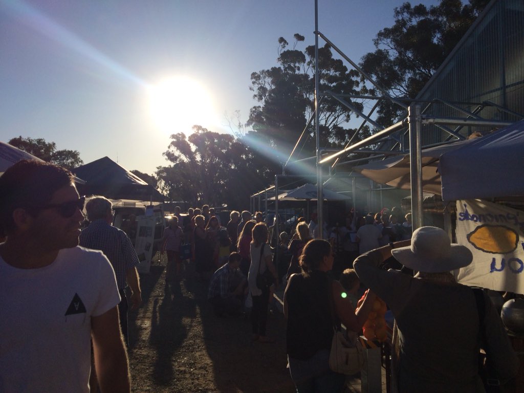 Mount Pleasant Twilight Farmers Market going off! Xmas (food) shopping done. #barossa
