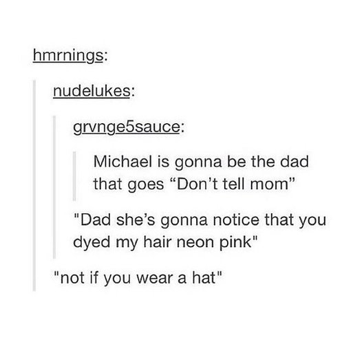 5SOSTumblrx's tweet photo. Michael is going to be this kind of dad 😂 https://t.co/BJdMvvHFdl