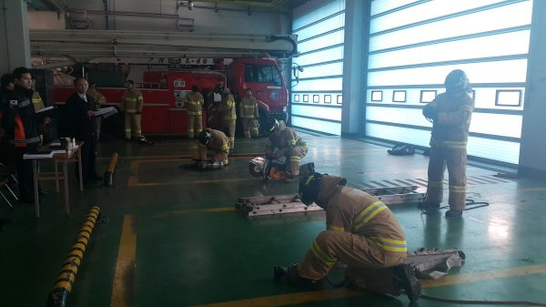 하반기 소방공무원 전술훈련 평가