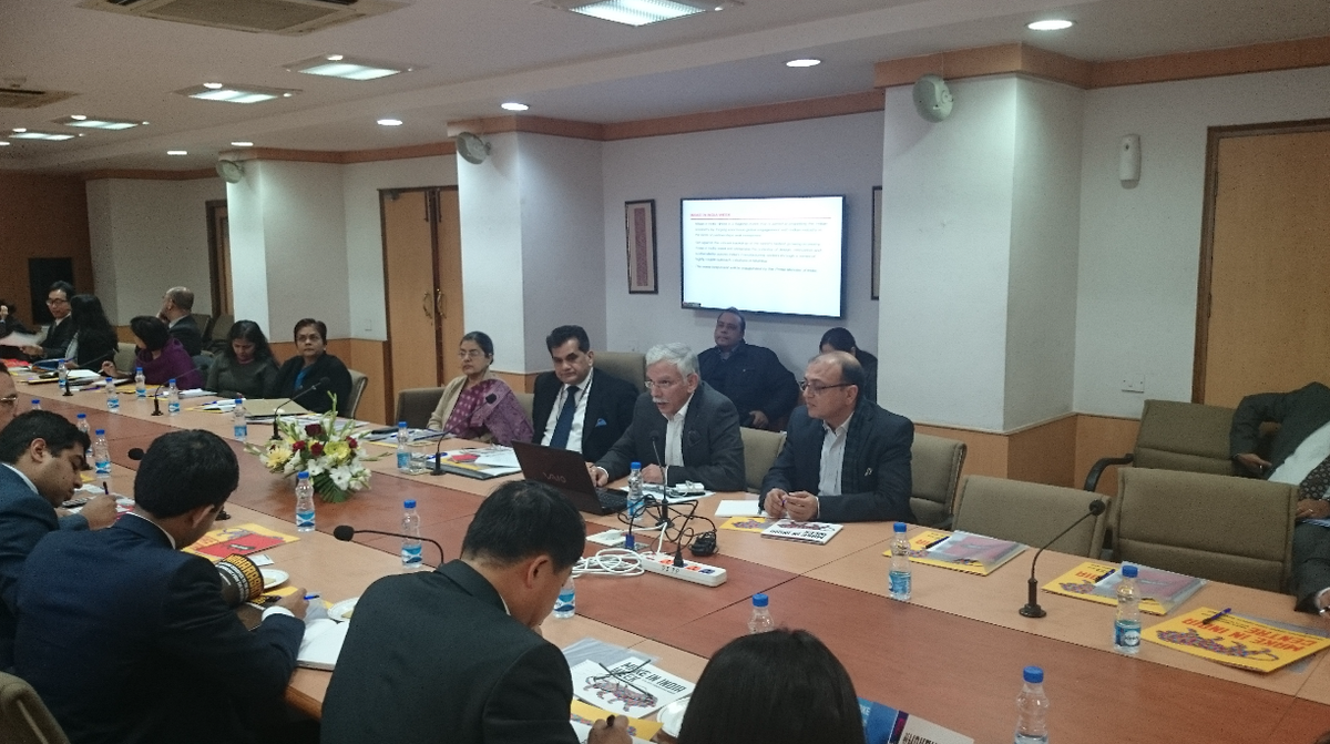 makeinindia's tweet photo. The making of #MakeInIndia Week - Over 10 Business Councils were briefed yesterday on their roles &amp; involvement. https://t.co/ekKkH3x52y