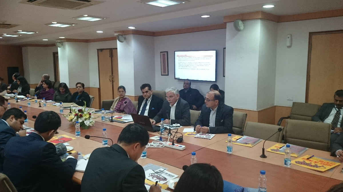 makeinindia's tweet photo. The making of #MakeInIndia Week - Over 10 Business Councils were briefed yesterday on their roles &amp; involvement. https://t.co/ekKkH3x52y