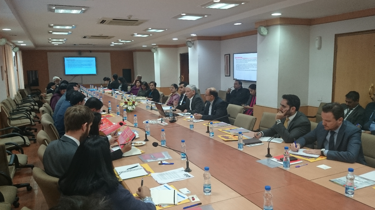 makeinindia's tweet photo. The making of #MakeInIndia Week - Over 10 Business Councils were briefed yesterday on their roles &amp; involvement. https://t.co/ekKkH3x52y