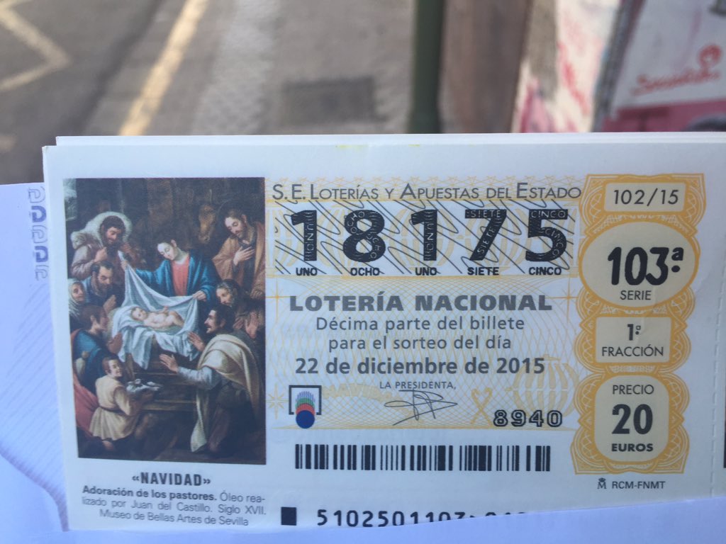 cdencinasola's tweet photo. Ole, ole: el décimo del club esta premiado con 100€ de la terminación del segundo. 😜😜 https://t.co/hViHzcqO6U