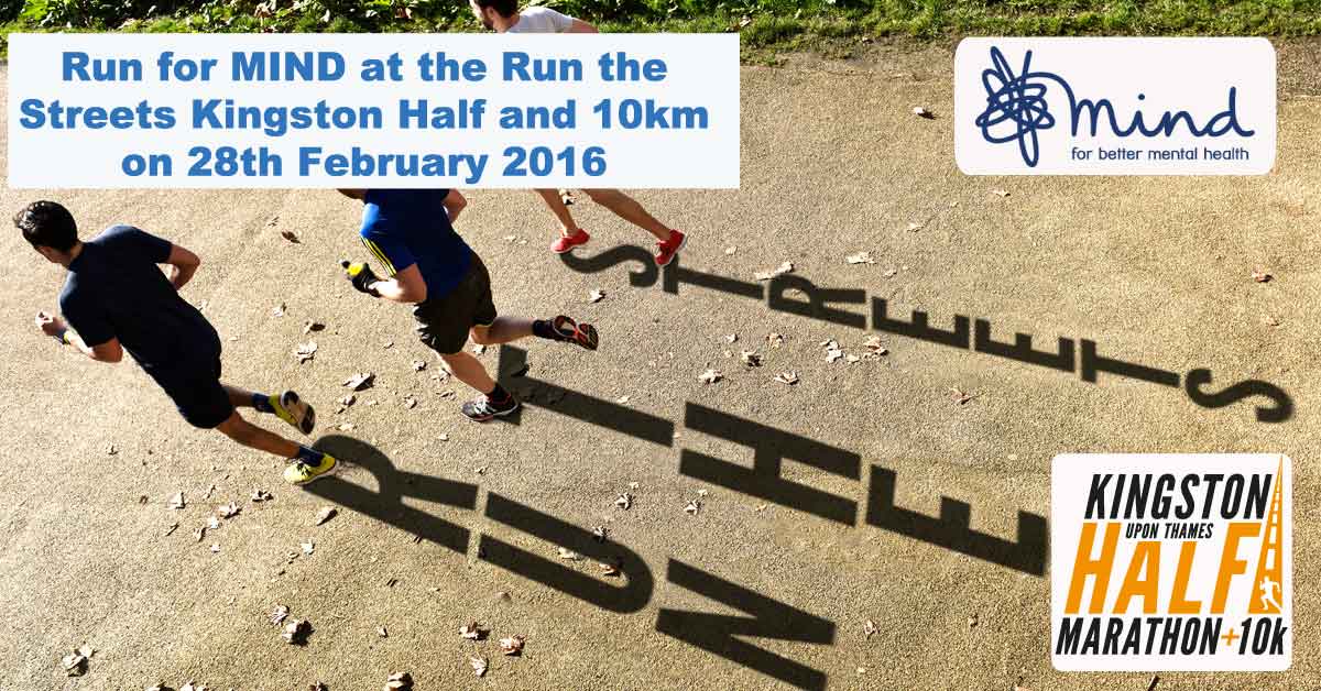 Looking to support a mental health charity at Kingston Half or 10km? Check out MIND, our official headline charity