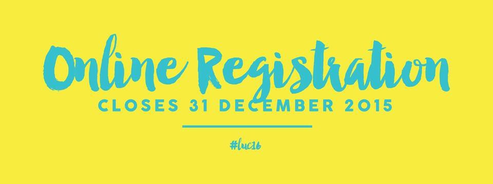 NCMILookingUp's tweet photo. Yoh everyone, remember that online registrations for #LUC16 close on the 31st December. https://t.co/aJR7aCBnrQ