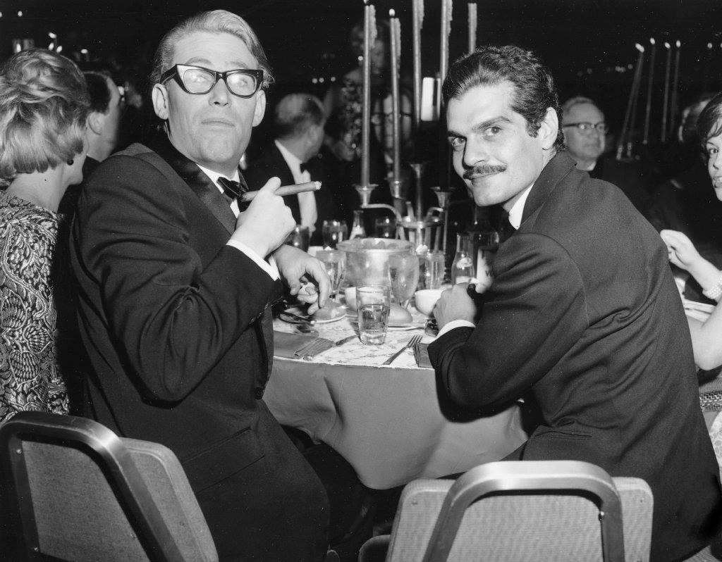 Amazing Historical Photo of Omar Sharif with Peter OToole in 1962 