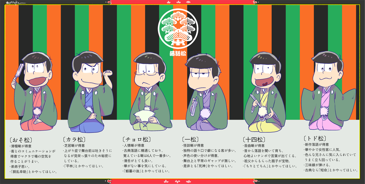 おそ松さんの妄想ネタ 落語松 タグで妄想が爆発しすぎてて楽しくなるレベル Togetter おそ松さんの妄想ネタ 落語松 タグで妄想が爆発しすぎてて楽しくなるレベル Togetter