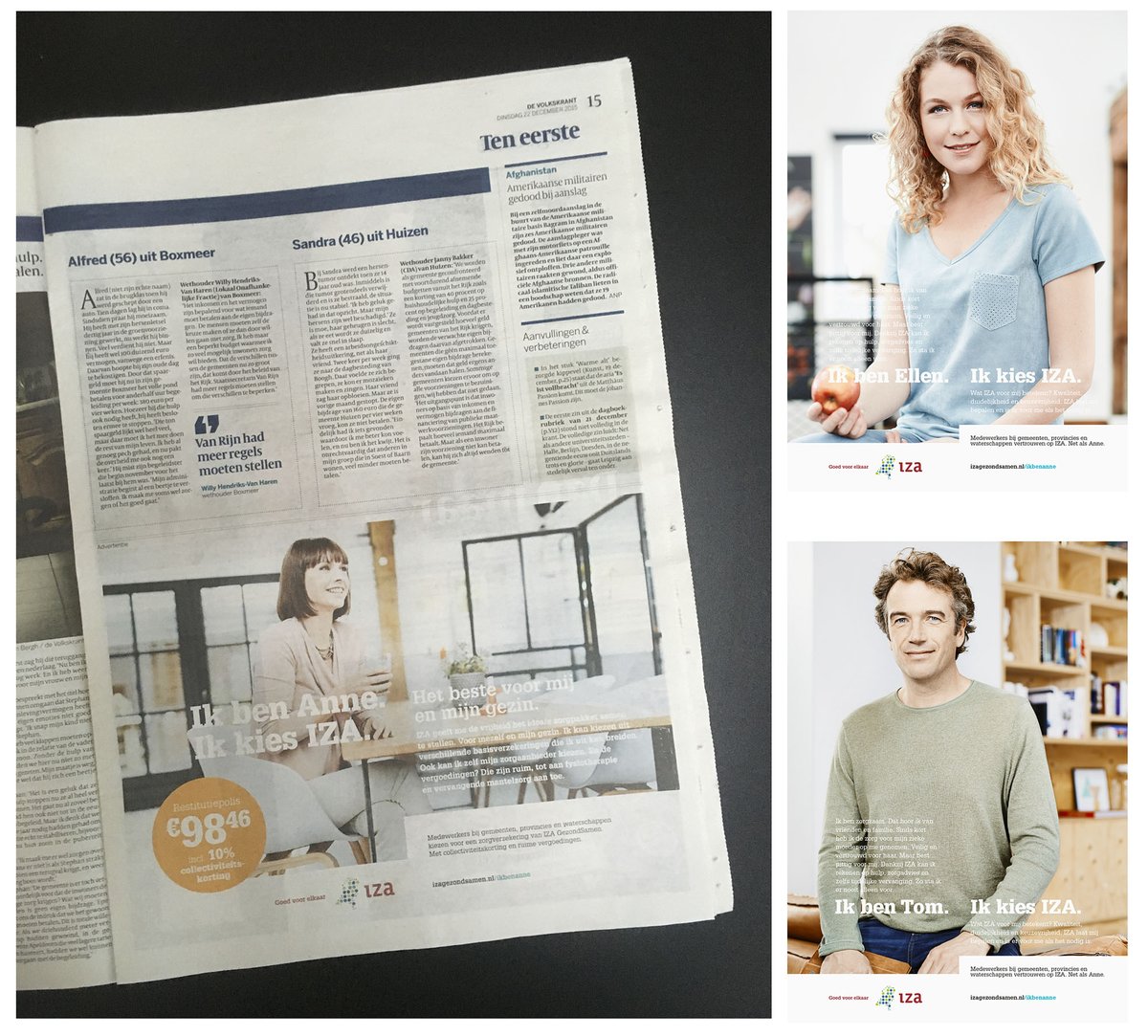 DaenBerends's tweet photo. MT “@RenevanderHulst: Campaign for @IZAzorg #Volkskrant @bureauzuid Art dir: @mugsytweet @DaenBerends https://t.co/41iezEJQor”