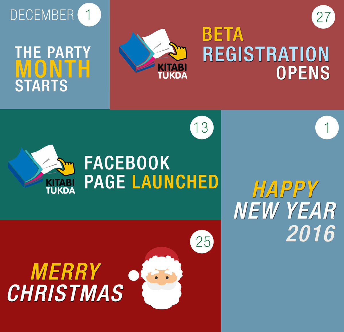 kitabitukda's tweet photo. Ho! Ho! Ho! Christmas is coming! and so is our Beta registration :)
#WaitForWorth #KitabiTukda https://t.co/caGOkxlGp6