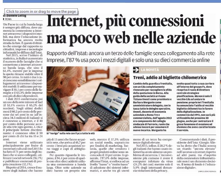marty030590's tweet photo. Interessante inchiesta de @iltirreno sull'utilizzo di Internet nelle aziende! https://t.co/87skNRhQ5y