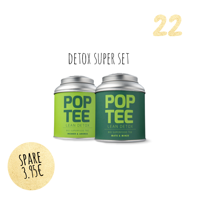 PopTee's tweet photo. Ready und frisch für's neue Jahr! Mit unserem Detox Super Set direkt durchstarten: https://t.co/dEeTgj5VN5 https://t.co/41v2gVcPv5