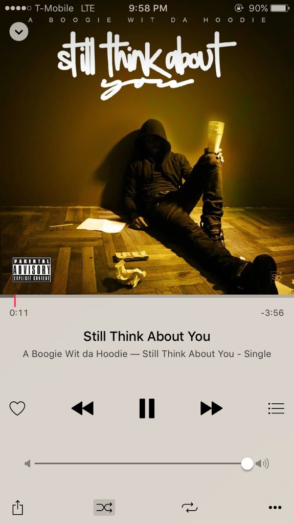 L1 on Twitter: "Go get that on iTunes ! A Boogie Wit Da Hoodie - Still Think  About You https://t.co/P45SvjN4st" / Twitter