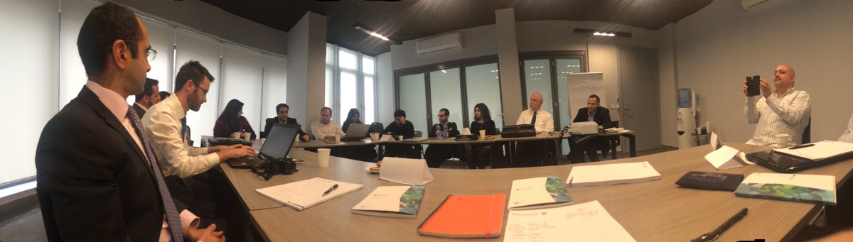 The group of the 10 young Lebanese entrepreneurs form the diaspora with a team from Berytech, ANIMA and CCIA-BML