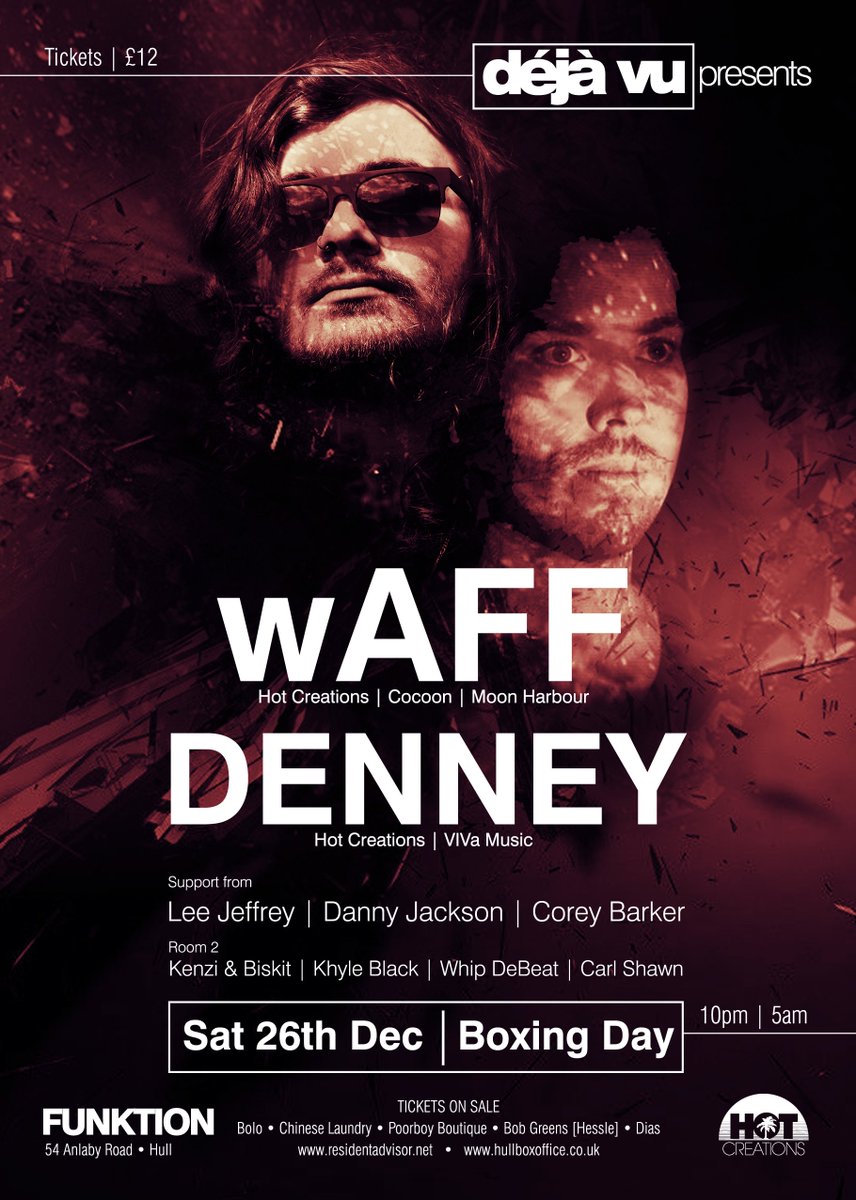 Massive night! @wAFFDJ @Denney_Music <a href="/Hot_Creations/">Hot Creations</a> <a href="/dejavuhull/">Deja vu Hull</a> <a href="/funktionhull/">Funktion Hull</a> <a href="/HullBoxOffice/">Hull Box Office</a> <a href="/residentadvisor/">Resident Advisor</a>