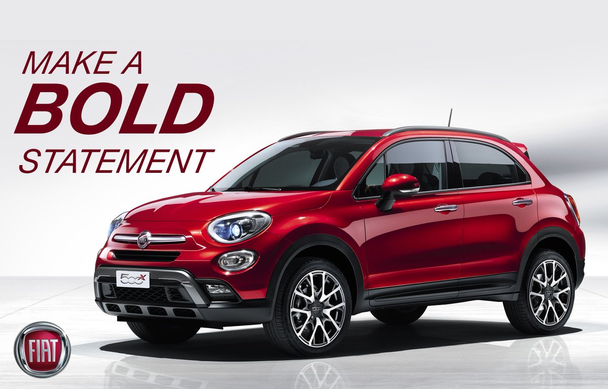From just R4568 p/m you can get behind the wheel of a Fiat 500X. Visit fiat.co.za. T&amp;C Apply.