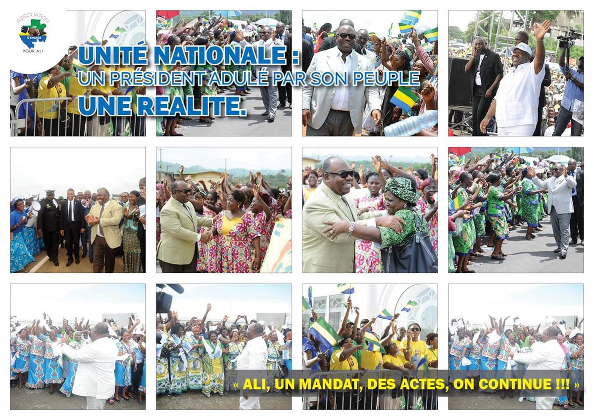Avec Ya Ali c'est le temps...
#Gabon #TeamAbo2016 #ActeAbo #victoirecash2016
<a href="/PresidenceGA/">Présidence de la République Gabonaise</a> <a href="/PresidentABO/">Ali Bongo Ondimba</a>
