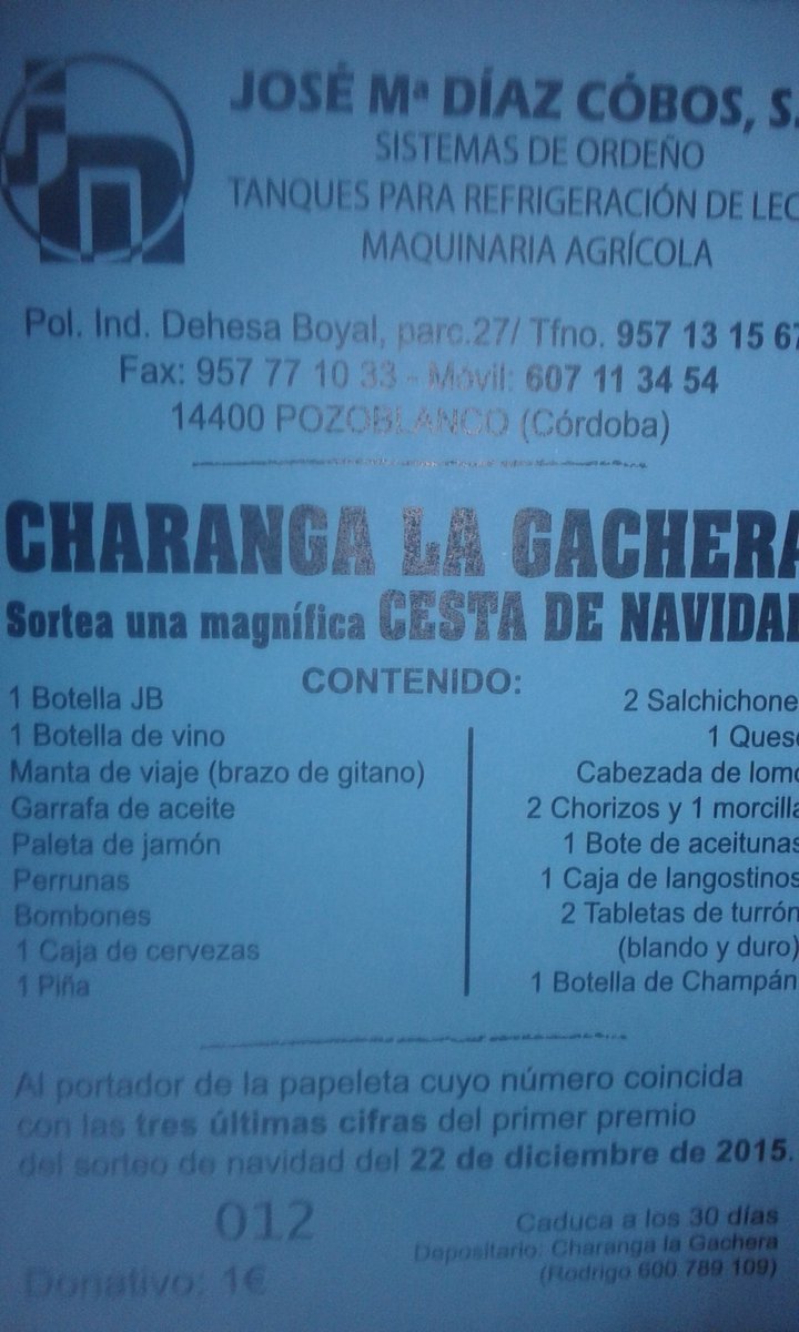 Mucha suerte a tod@s. Estaros atentos por si os toca