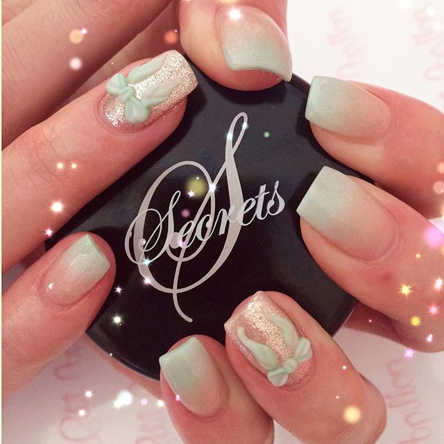 TheNailAngel's tweet image. A Mint Twist on #BabyBoomer #Nails done by PetitPapillonNails using @NSIUK Secrets powders! nailangel.co.uk/index.php/blog…
