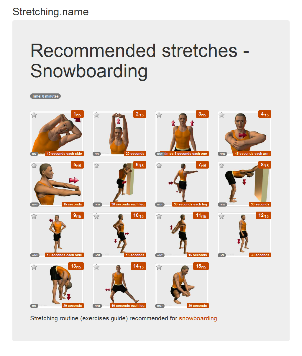 Stretching InfoStretching X