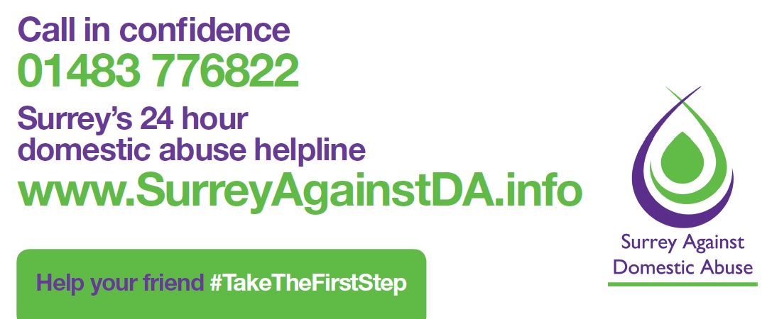 SurreyPolice's tweet photo. This week the Surrey Against Domestic Abuse partnership launched our #TakeTheFirstStep campaign. Help us share &amp; RT https://t.co/f8jiYVSoOh