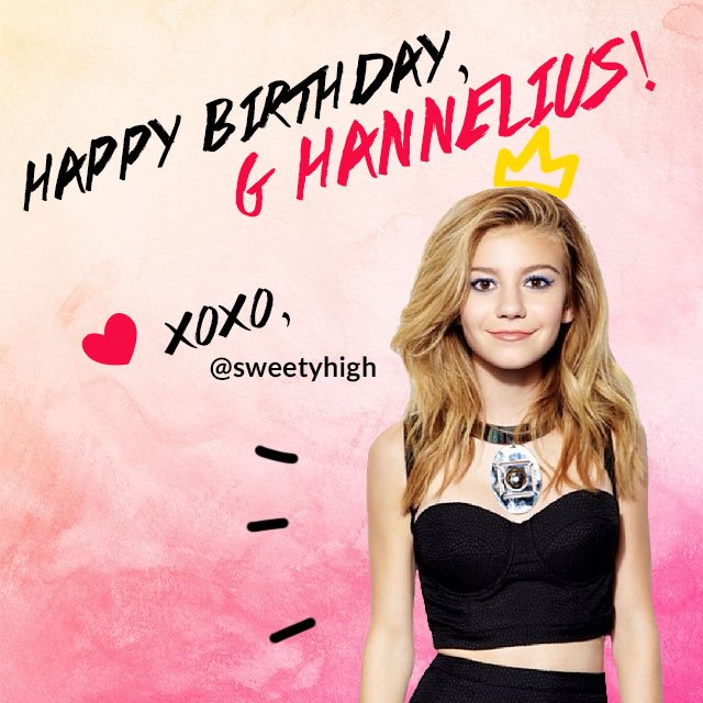 HAPPY HANNELIUS DAY || Happy 17th Birthday We hope this is an amazing year for you!  