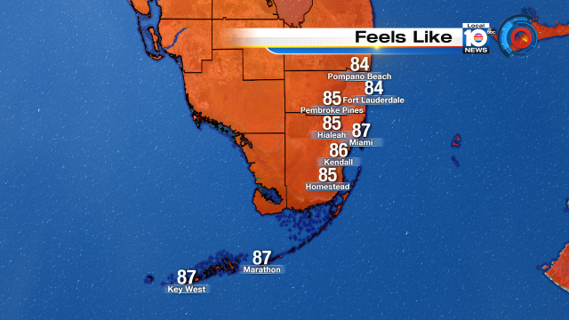 You wouldnt know by this graphic that today is the FIRST official full day of Winter. Watch Local10 at Noon for more https://t.co/2a0gz6DQp6