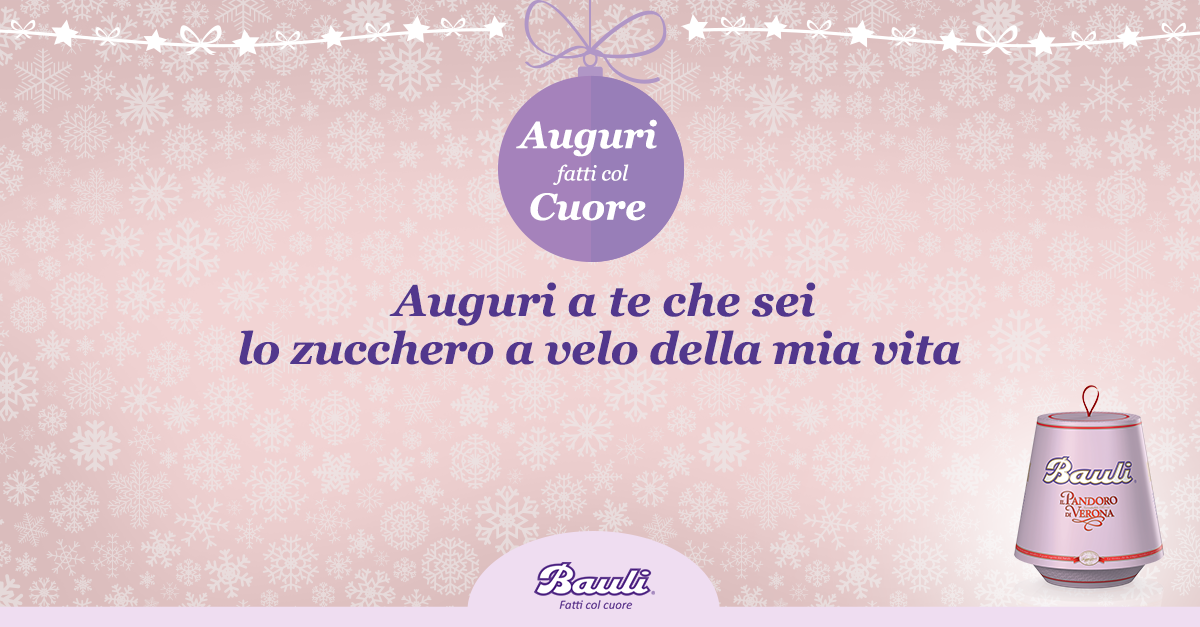 Quest’anno gli auguri alla tua dolce metà falli con Bauli, puoi vincere favolosi premi! augurifatticolcuore.it